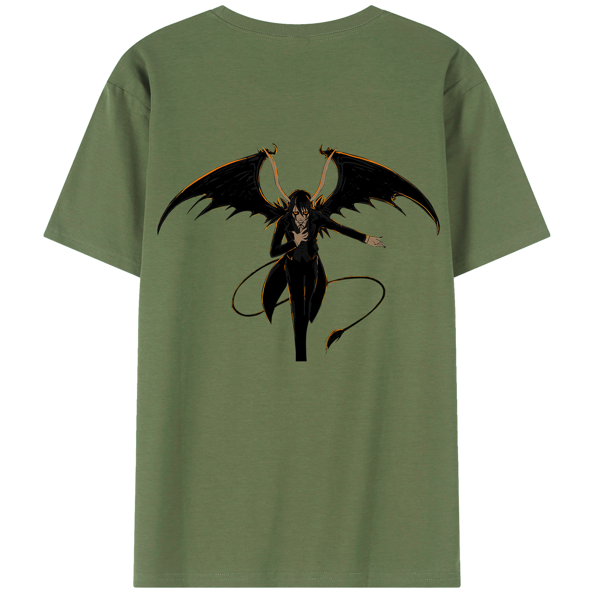 （画像用） ブリーチ ウルキオラ·シファー BLEACH Ulquiorra cifer 綿100％ メンズ半袖Tシャツ（バックプリント） 通気性